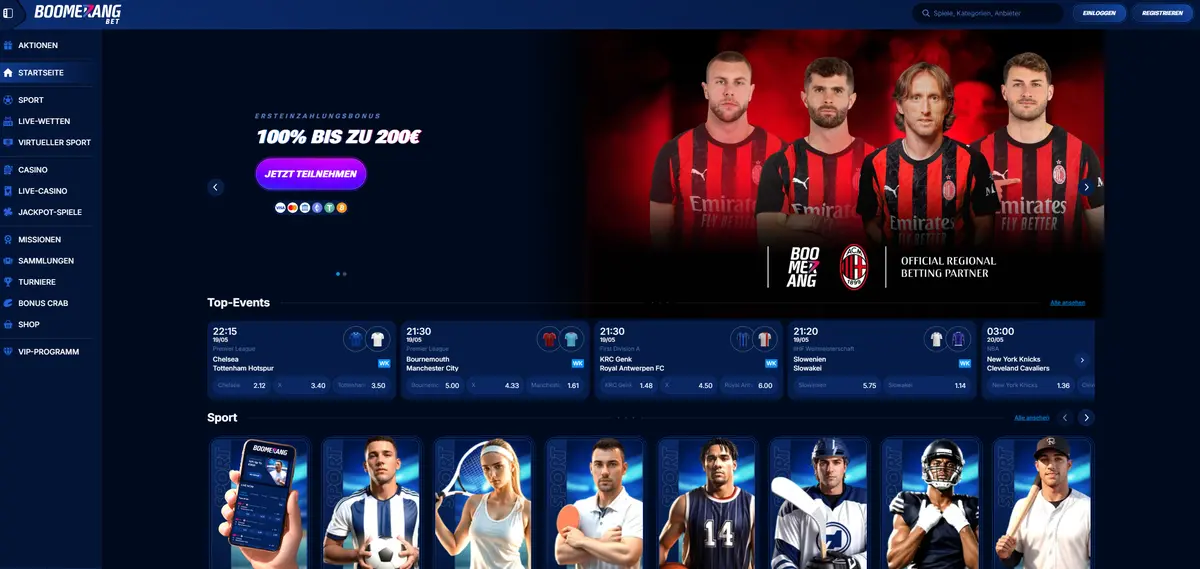 Boomerang Bet Sofort Auszahlung Casino